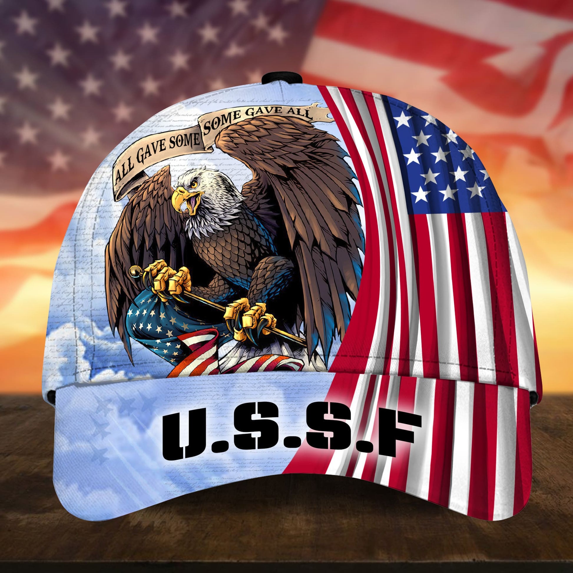 BlueJose Premium Eagle US Veteran Cap NPVC160601