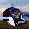 BlueJose Premium Land Of The Free U.S. Veteran 3D Cap NPVC110701