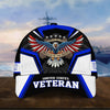 BlueJose Premium Land Of The Free U.S. Veteran 3D Cap NPVC110701