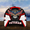 BlueJose Premium Land Of The Free U.S. Veteran 3D Cap NPVC110701