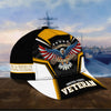 BlueJose Premium Land Of The Free U.S. Veteran 3D Cap NPVC110701
