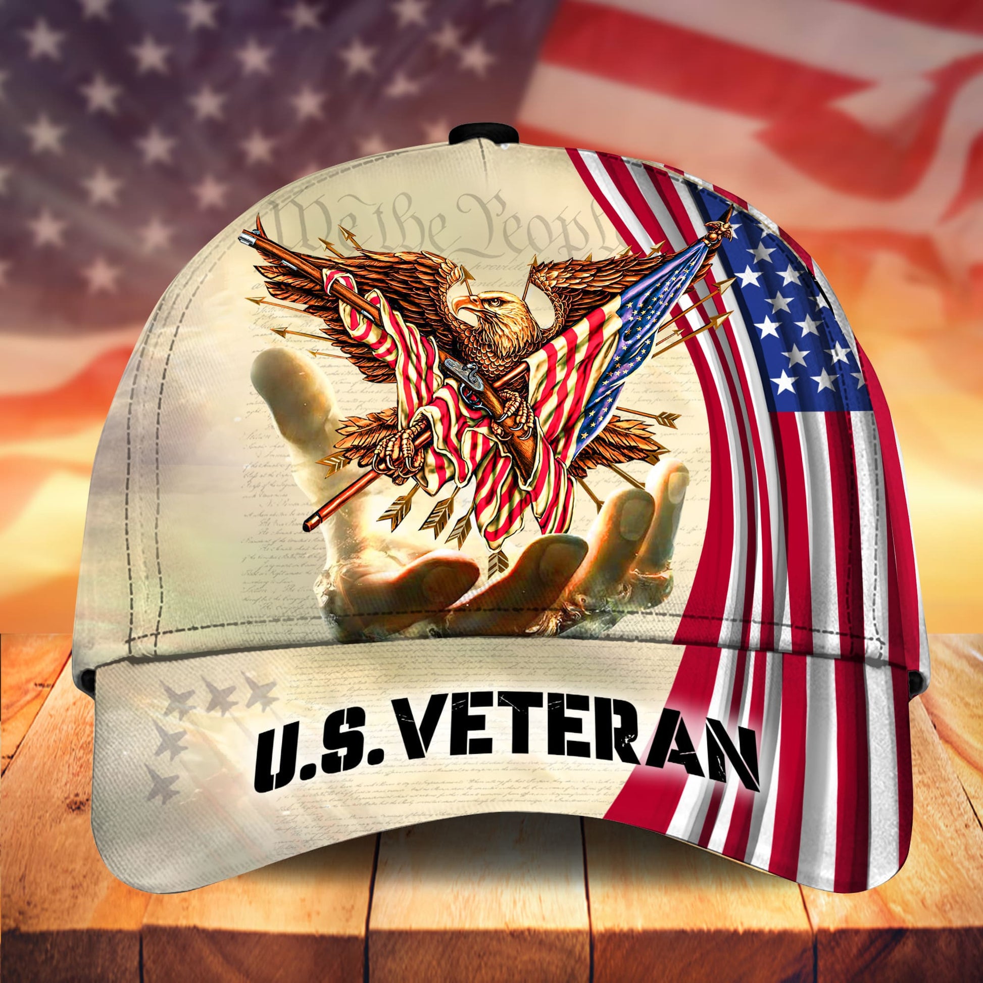 BlueJose Premium Proudly Served US Veteran Cap APVC110701