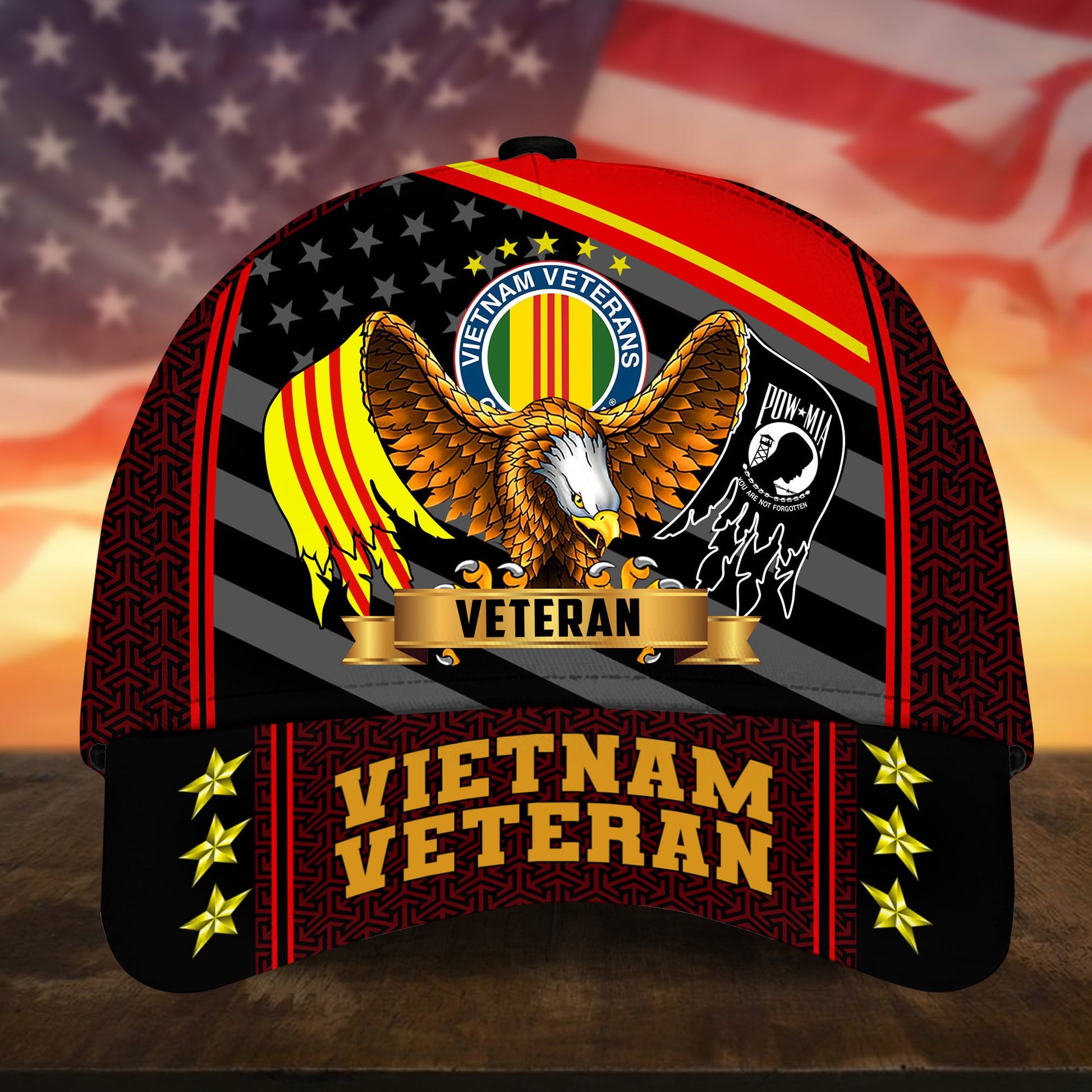 BlueJose Premium Eagle US Veteran Cap APVC200703