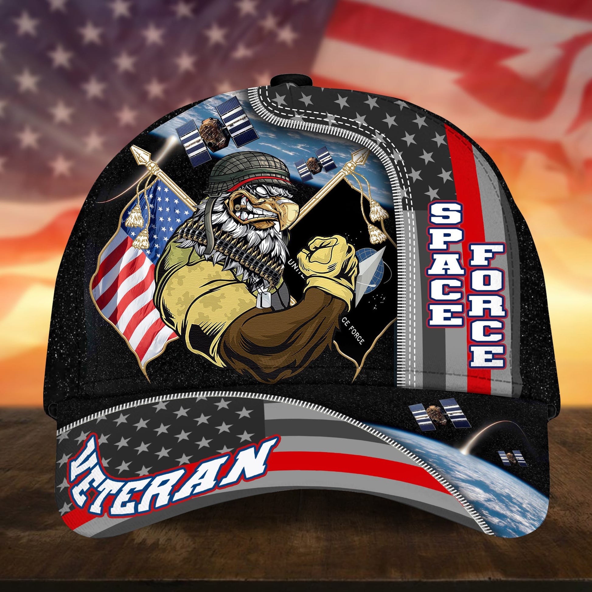 BlueJose Premium Proudly Served US Veteran Cap APVC240701