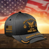 BlueJose Premium Custom Name Rank And Year US Veteran Cap APVC160801