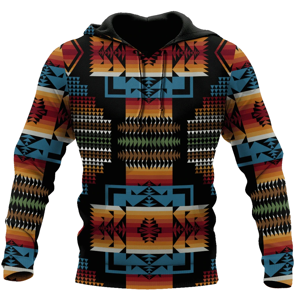 BlueJose Native Pattern Culture Art Harajuku Premium Streetwear Unique Unisex Hoodies