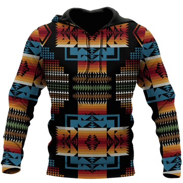 BlueJose Native Pattern Culture Art Harajuku Premium Streetwear Unique Unisex Hoodies