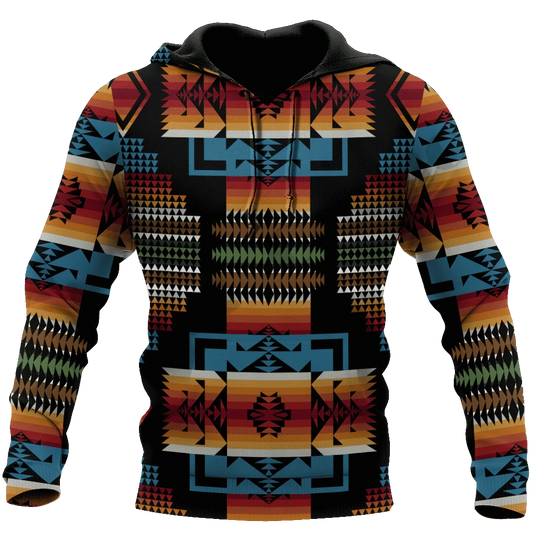 BlueJose Native Pattern Culture Art Harajuku Premium Streetwear Unique Unisex Hoodies
