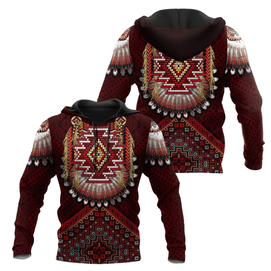 BlueJose Native Pattern Culture Premium Streetwear Unique Unisex Hoodies