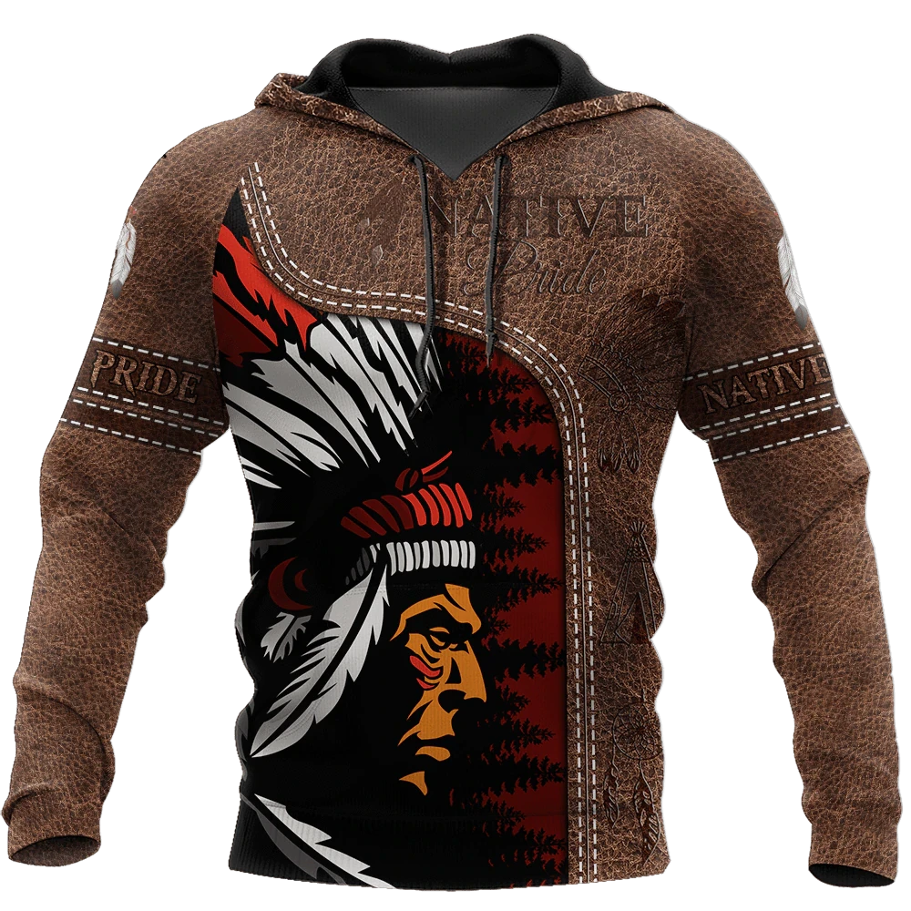 BlueJose Native Cheif Custom Name Art Premium Streetwear Unique Unisex Hoodies