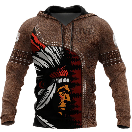 BlueJose Native Cheif Custom Name Art Premium Streetwear Unique Unisex Hoodies