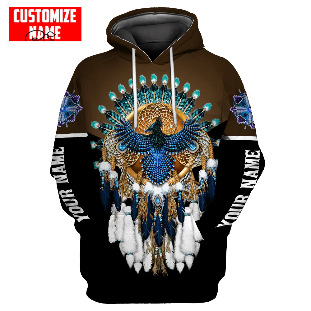 BlueJose Custom Name Native Culture Premium Streetwear Unique Unisex Hoodies