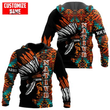 BlueJose Custom Name Native Cheif Premium Streetwear Unique Unisex Hoodies