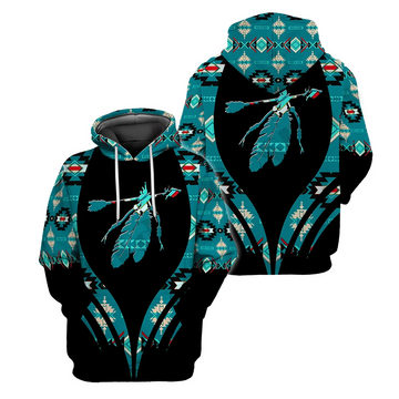 BlueJose Native Culture Pattern Premium Streetwear Unique Unisex Hoodies
