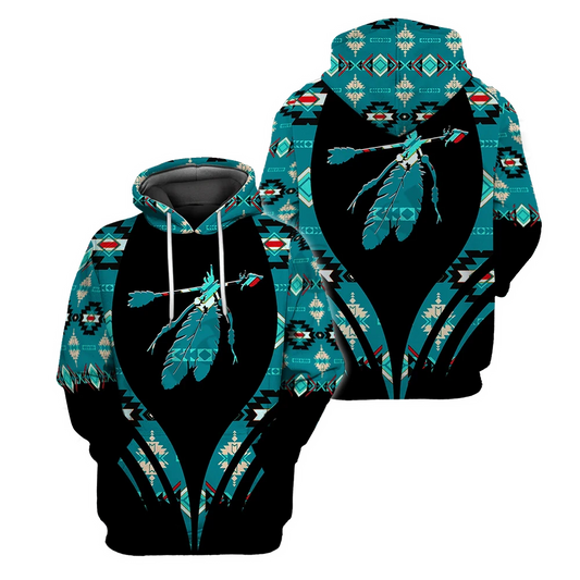 BlueJose Native Culture Pattern Premium Streetwear Unique Unisex Hoodies