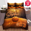 BlueJose Personalized Basketball Is On The Field Goal Custom Name Duvet Cover Bedding Set