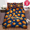 BlueJose Personalized Basketball Ball On Blue Star Pattern Custom Name Duvet Cover Bedding Set