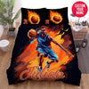BlueJose Personalized Basketball Energy Custom Name Duvet Cover Bedding Set