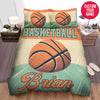 BlueJose Personalized Basketball Play For Victory Custom Name Duvet Cover Bedding Set