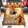 BlueJose Personalized Basketball I Can Do All Things Custom Name Duvet Cover Bedding Set