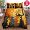 BlueJose Personalized Basketball Colorful Players Custom Name Duvet Cover Bedding Set