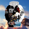 BlueJose Premium Honoring All Who Served US Veteran Zip Hoodie
