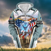 BlueJose Premium Honoring All Who Served US Veteran Zip Hoodie