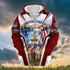 BlueJose Premium Honoring All Who Served US Veteran Zip Hoodie