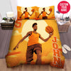 BlueJose Personalized Basketball Player Artwork Custom Name Duvet Cover Bedding Set