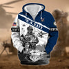 BlueJose Premium Honoring All Who Served US Veteran Zip Hoodie