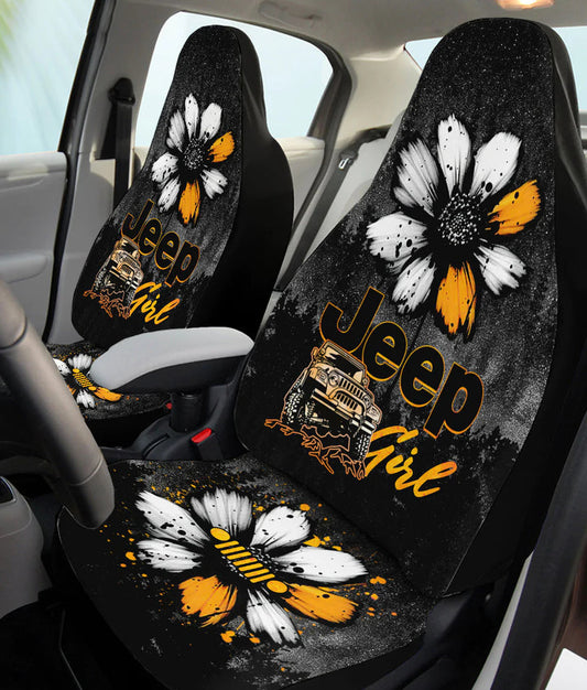 BlueJose Jeep Girl Daisy Automotive Car Seat Cover