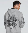 BlueJose Jeep Life Drawing Compass Hoodie