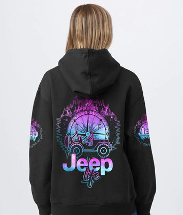 BlueJose Jeep Life Forest Compass Hoodie