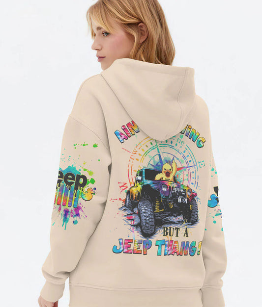 BlueJose Jeep Duck Compass Tie Dye Hoodie