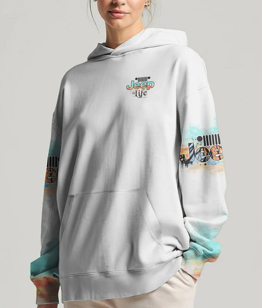 BlueJose Jeep Life Compass Half Butterfly Hoodie