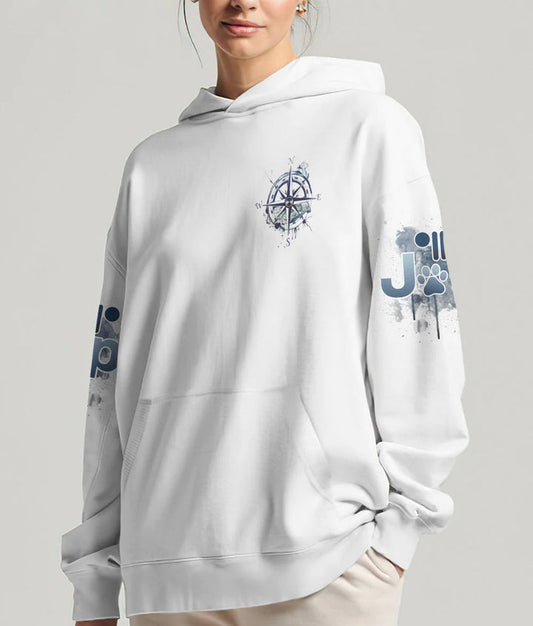 BlueJose Jeep Life Compass Dog Paw Hoodie