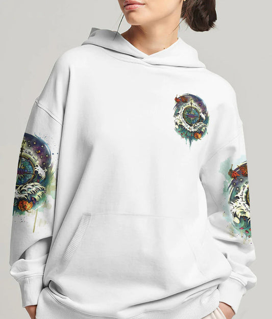 BlueJose Jeep Life Watercolor Compass Hoodie