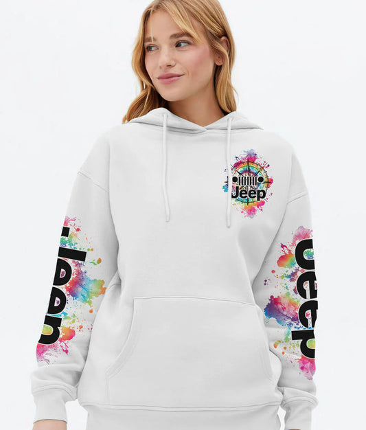 BlueJose Jeep Life Mountain Mandala Compass Hoodie