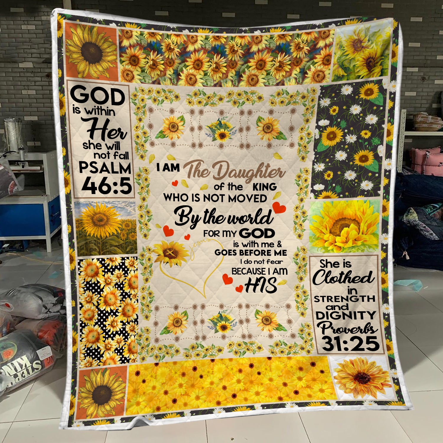 BlueJose God LSNGO06QI Premium Quilt Blanket