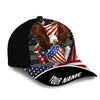 BlueJose Premium Eagle Patriotic 3D Cap American Flag Hat Personalized