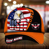 BlueJose Premium Unique United States Of America Eagle Patriotic Cap Technicolor Personalized