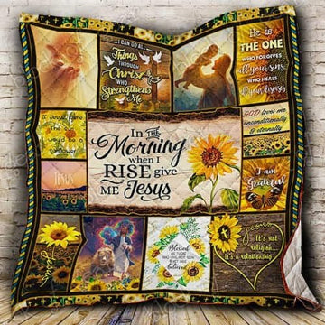 BlueJose When I Rise Give Me Jesus Quilt