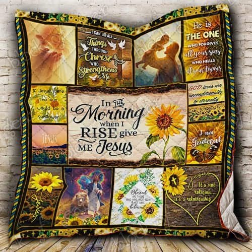 BlueJose When I Rise Give Me Jesus Quilt