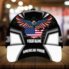 BlueJose Premium American Pride Eagle Patriotic 3D Cap Multicolor Personalized