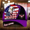 BlueJose Premium Unique United States Of America Eagle Patriotic Cap Technicolor Personalized