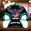 BlueJose Premium American Pride Eagle Patriotic 3D Cap Multicolor Personalized