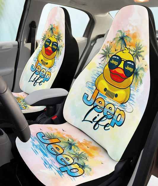 BlueJose Jeep Life Duck Beach Automotive Car Seat Cover