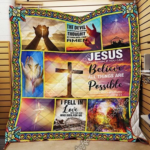 BlueJose Jesus I Trust You Quilt NP74SC