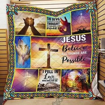 BlueJose Jesus I Trust You Quilt NP74SC