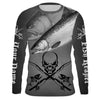 BlueJose Halloween Chinook Salmon Fish Reaper Custom Long Sleeve